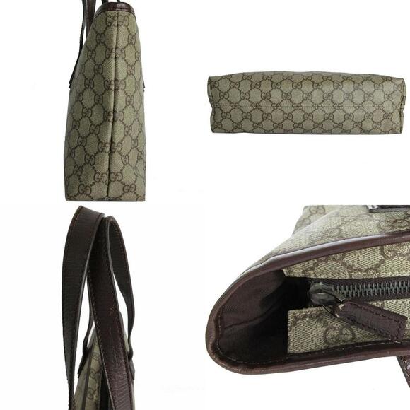 GUCCI Brown Leather Shoulder Bag - Picture 3 of 5